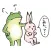 Animal Ukiyoe sticker2 (鳥獣戯画２)
