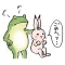 Animal Ukiyoe sticker2 (鳥獣戯画２)