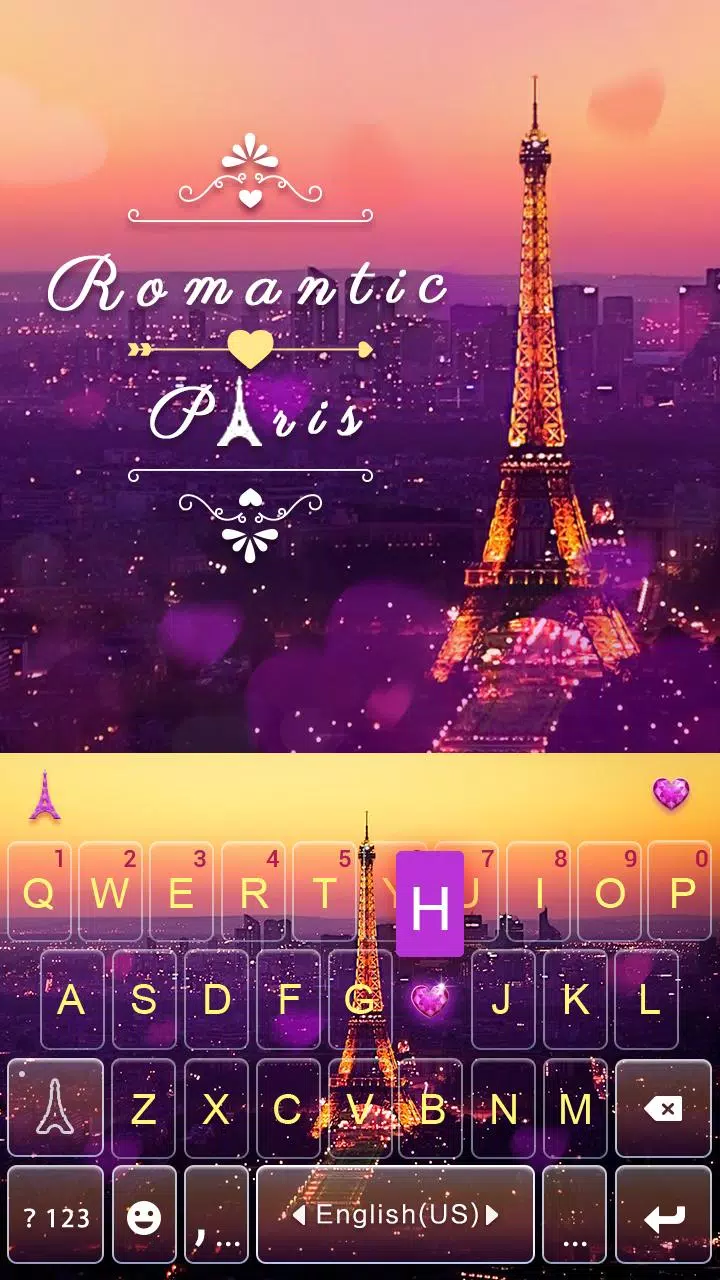 Romanticpairs Keyboard Theme Screenshots