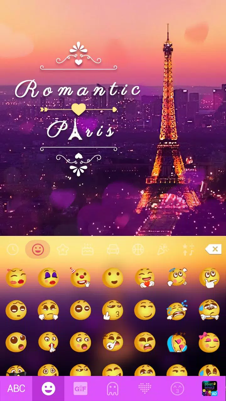 Romanticpairs Keyboard Theme Screenshots