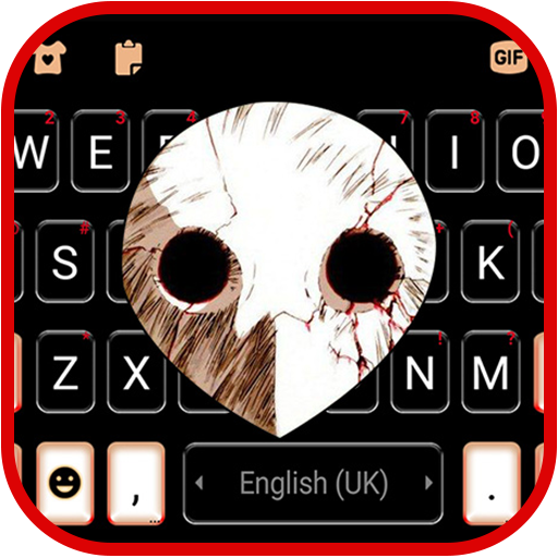 Angel Mask Keyboard Background