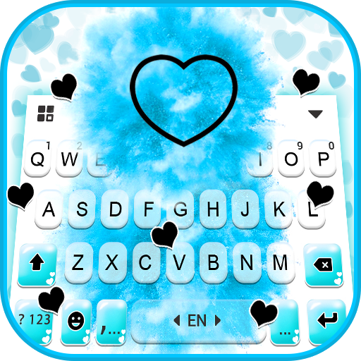 Bright Blue Heart