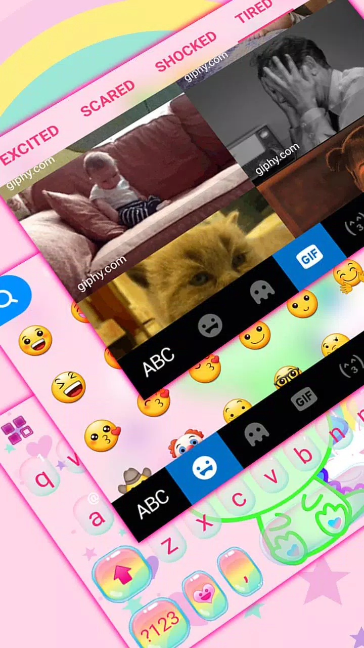 Cute Dinosaur Unicorn Theme Screenshots