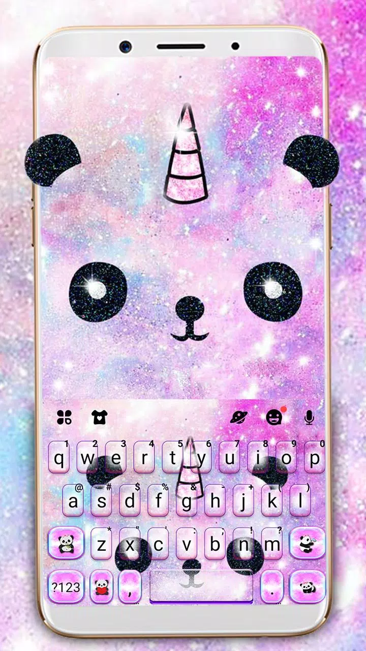 Galaxy Panda Unicorn Theme Screenshots