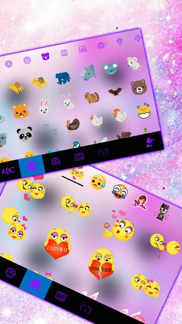 Galaxy Panda Unicorn Theme Screenshots