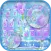 Icy Crystal Purple Flora Keybo