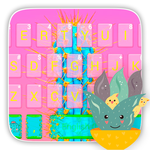 Pink Cartoon Cactus