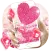 Pink Heart Glitter Keyboard Th