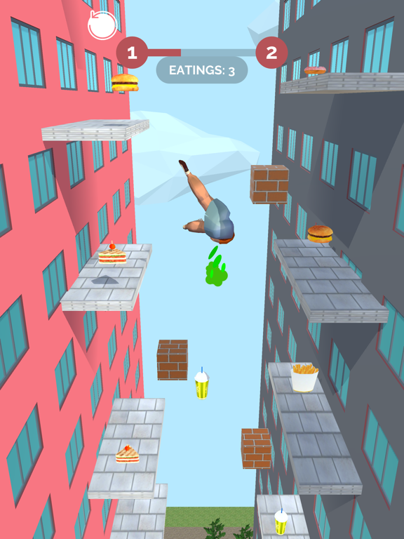 Fat Falling iPad 應用截圖