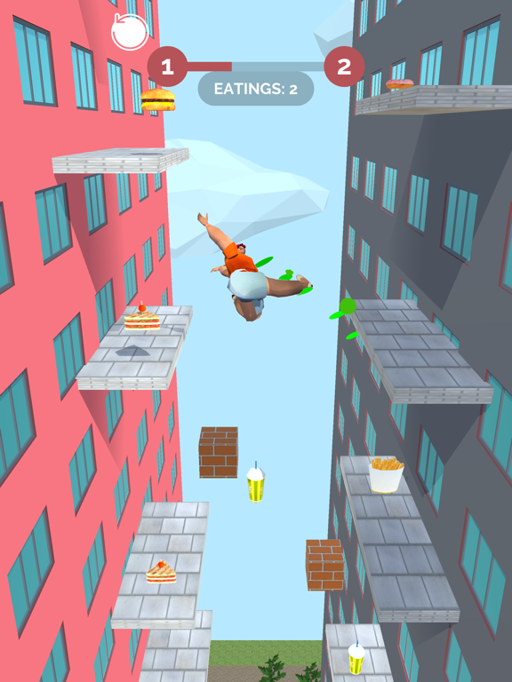 Fat Falling iPad 應用截圖