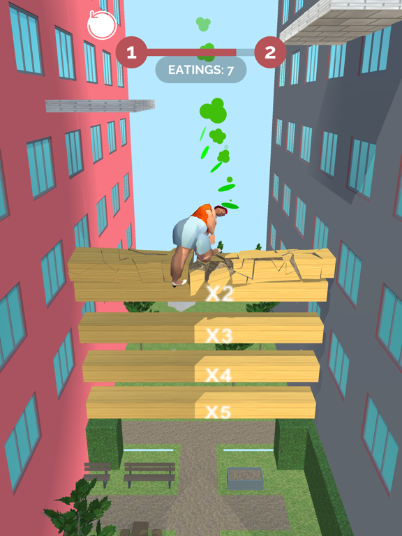 Fat Falling iPad 應用截圖