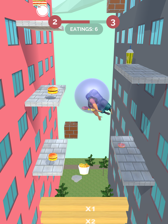 Fat Falling iPad 應用截圖