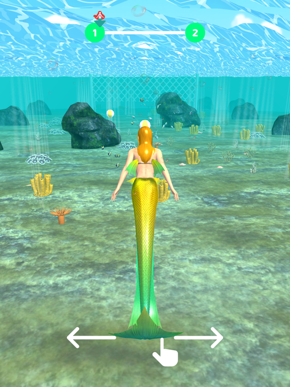 Ảnh chụp màn hình của Mermaid Run iPad 