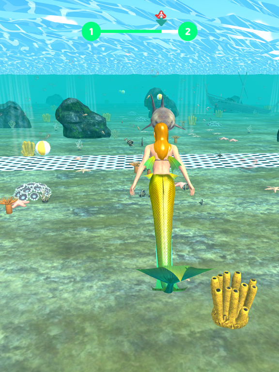 Ảnh chụp màn hình của Mermaid Run iPad 