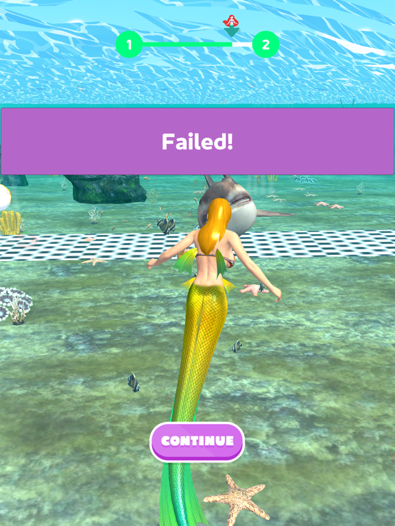 Ảnh chụp màn hình của Mermaid Run iPad 