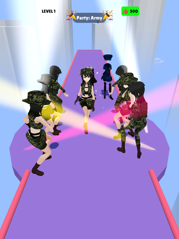 Party Dress Run iPad  স্ক্রিনশট