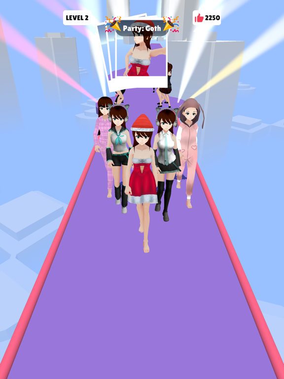 Party Dress Run iPad  স্ক্রিনশট
