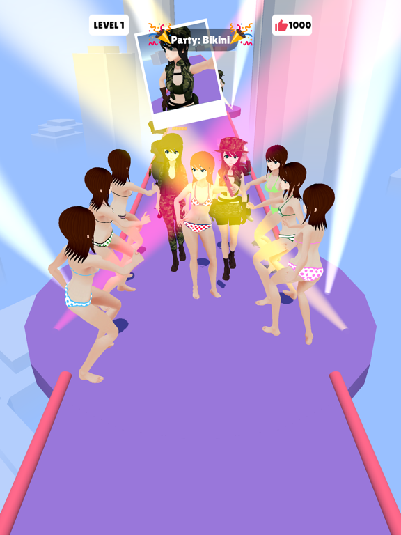 Party Dress Run iPad  স্ক্রিনশট