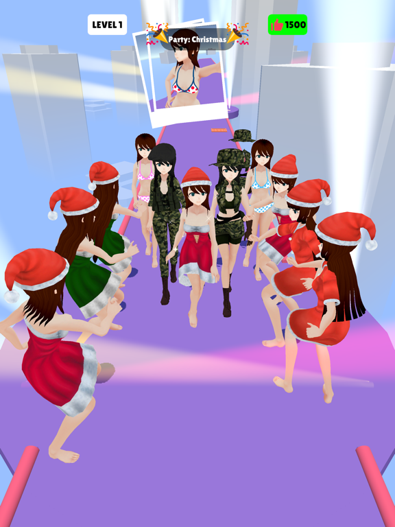 Party Dress Run iPad  স্ক্রিনশট