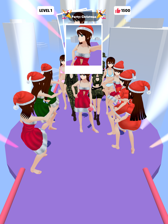 Party Dress Run iPad  স্ক্রিনশট
