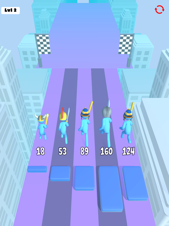 Tangkapan layar Rank Evolution iPad 