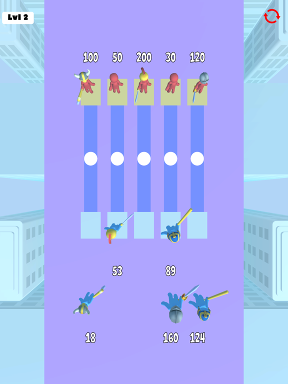 Tangkapan layar Rank Evolution iPad 
