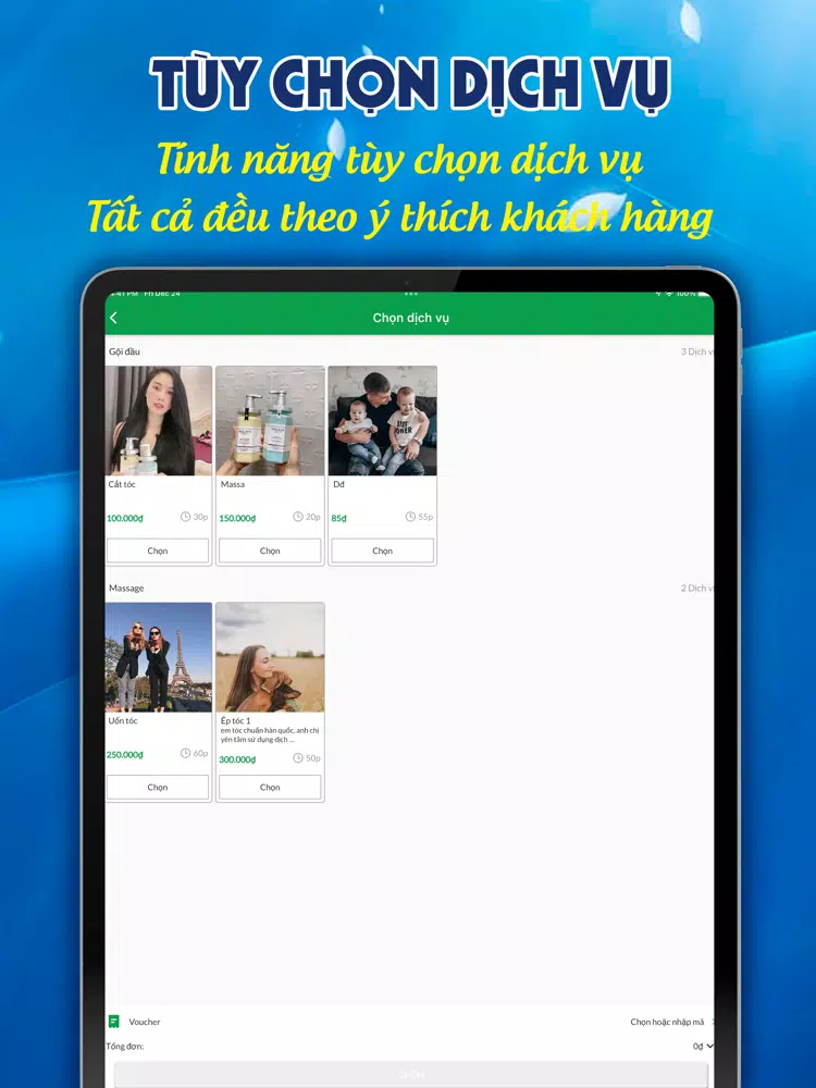 Beso- Health & Beauty Software iPad Screenshots