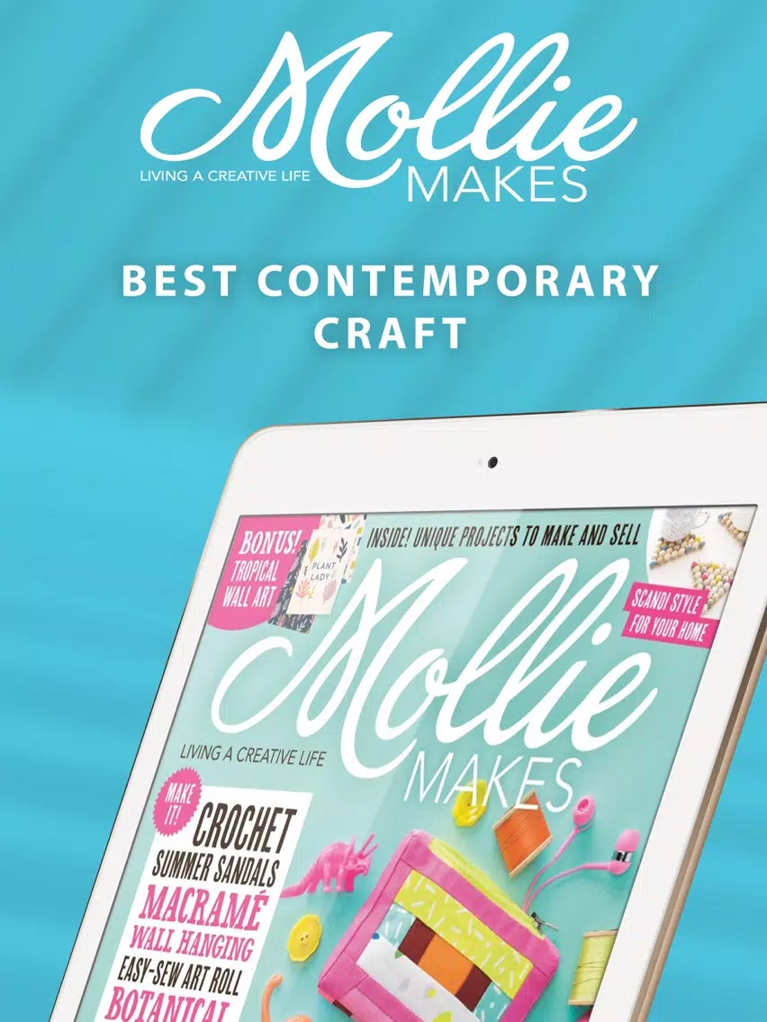 Mollie Magazine - Craft Ideas iPad Screenshots