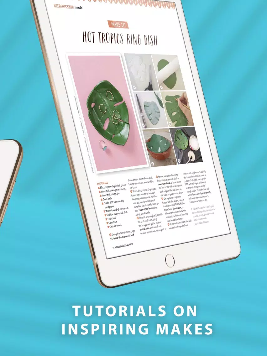 Mollie Magazine - Craft Ideas iPad Screenshots