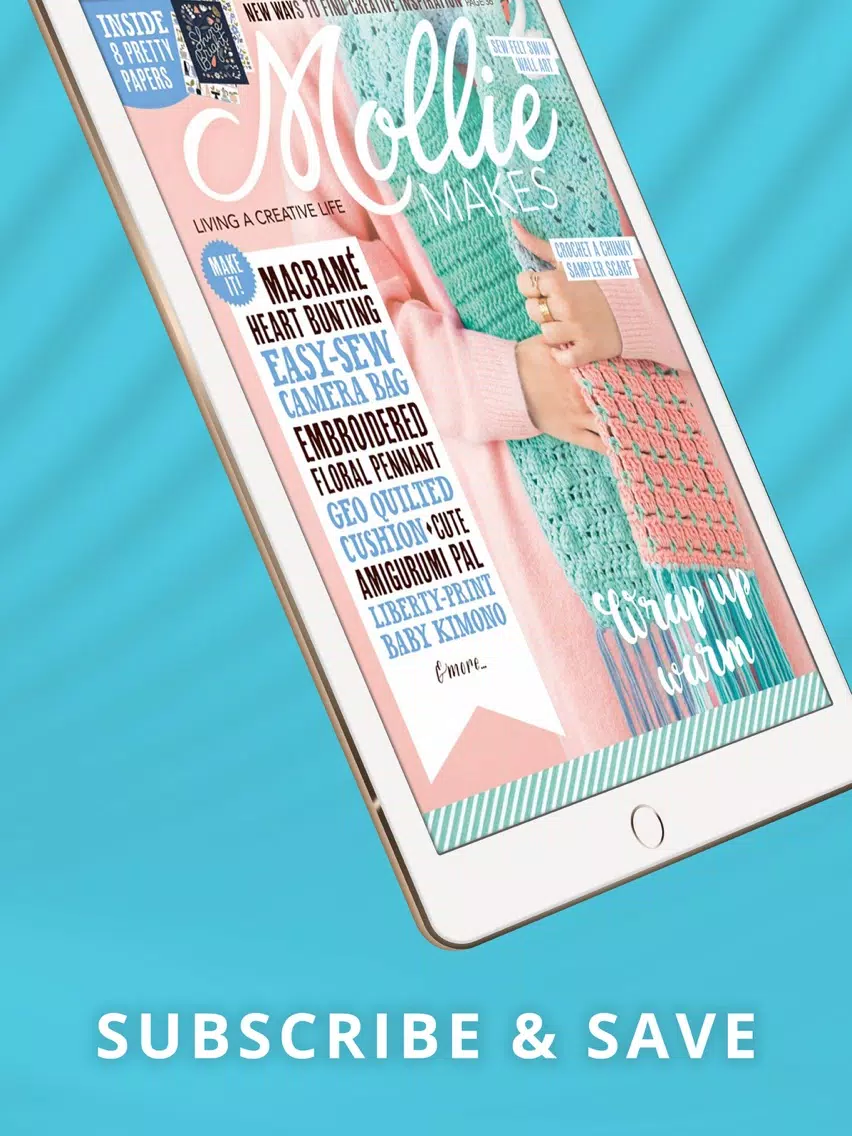 Mollie Magazine - Craft Ideas iPad Screenshots
