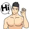 Sexy Man Sticker