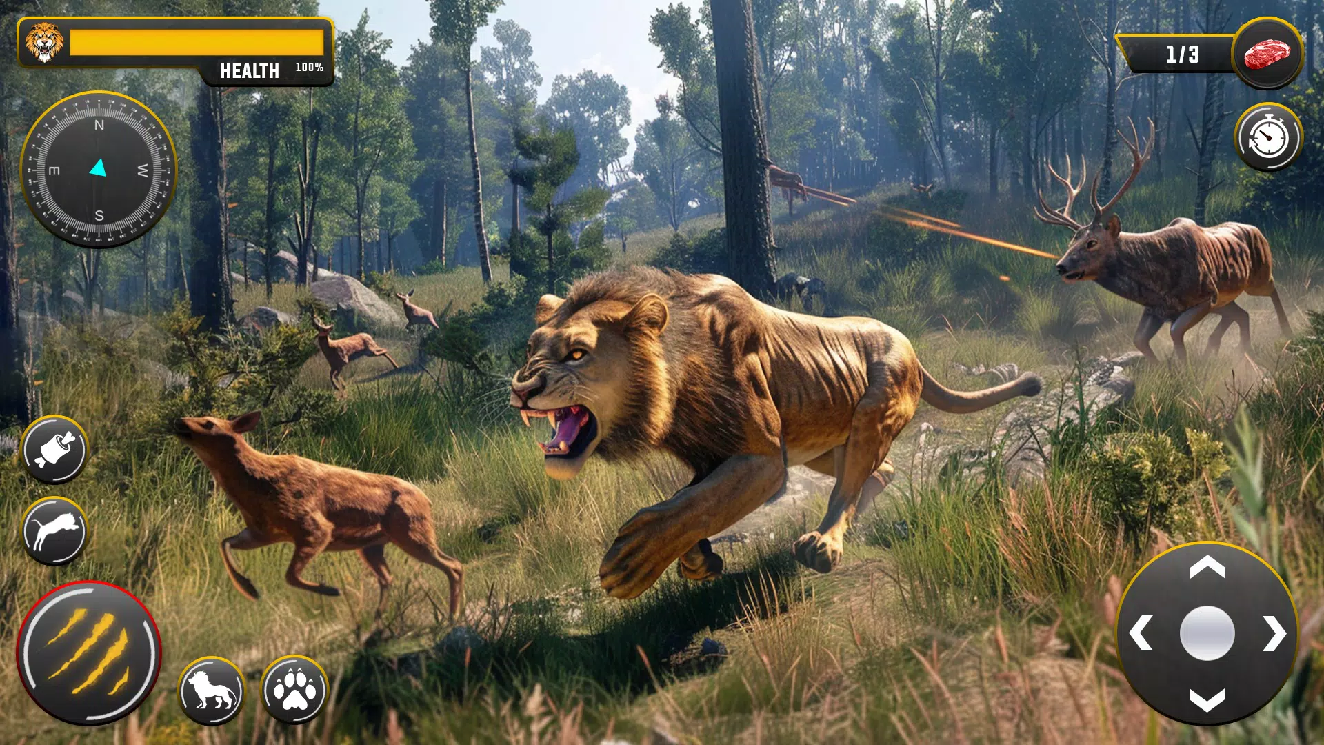 Lion Games 3D Animal Simulator Screenshots