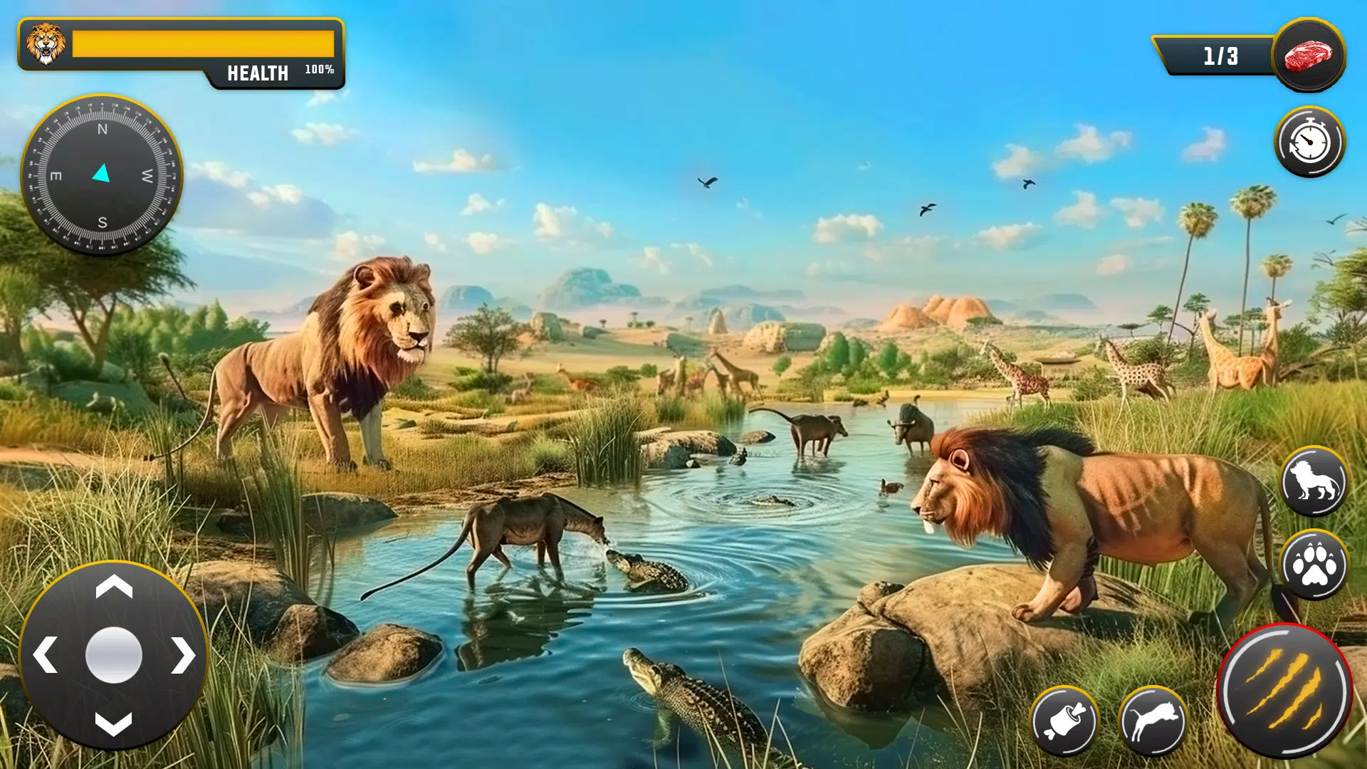 Lion Games 3D Animal Simulator Screenshots