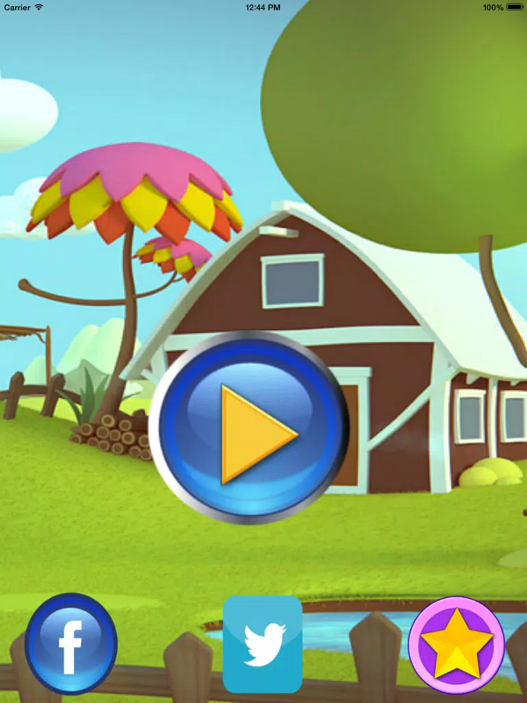 Farm Story Jewels - Free Kids Match Puzzle Game for Christmas Holiday! iPad 應用截圖