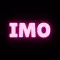 imo - in my opinion