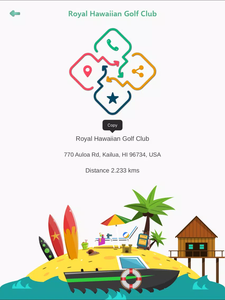 Best Hawaii Golf Courses iPad Screenshots