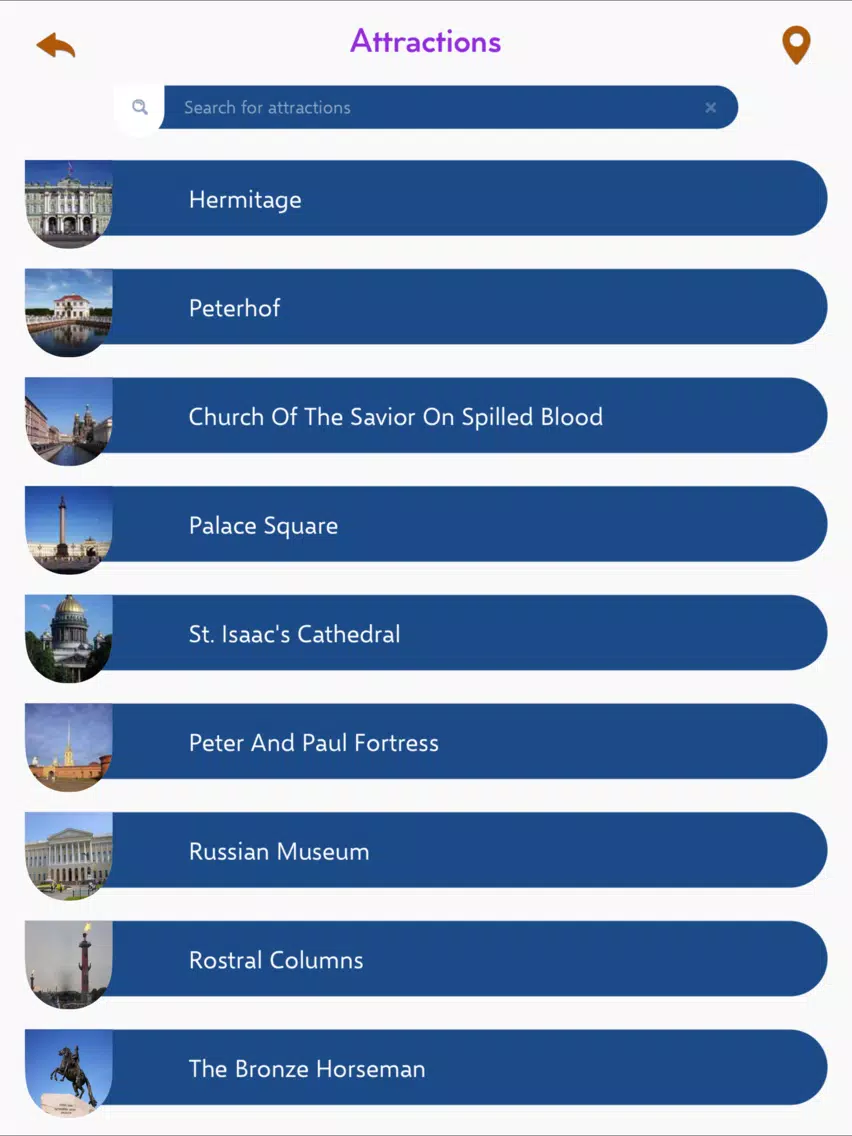 St Petersburg Travel Guide iPad Screenshots