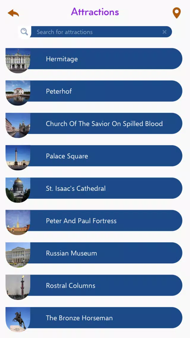 St Petersburg Travel Guide Screenshots