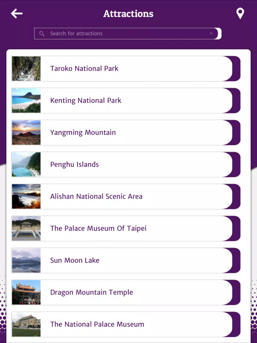Taiwan Tourist Guide iPad Screenshots