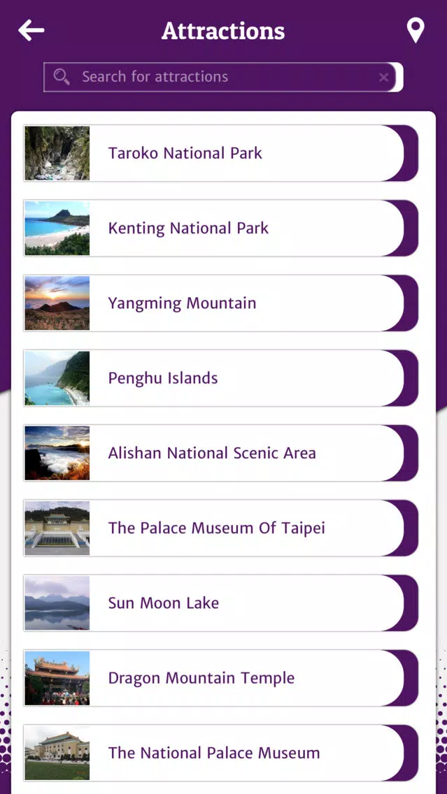 Taiwan Tourist Guide Screenshots