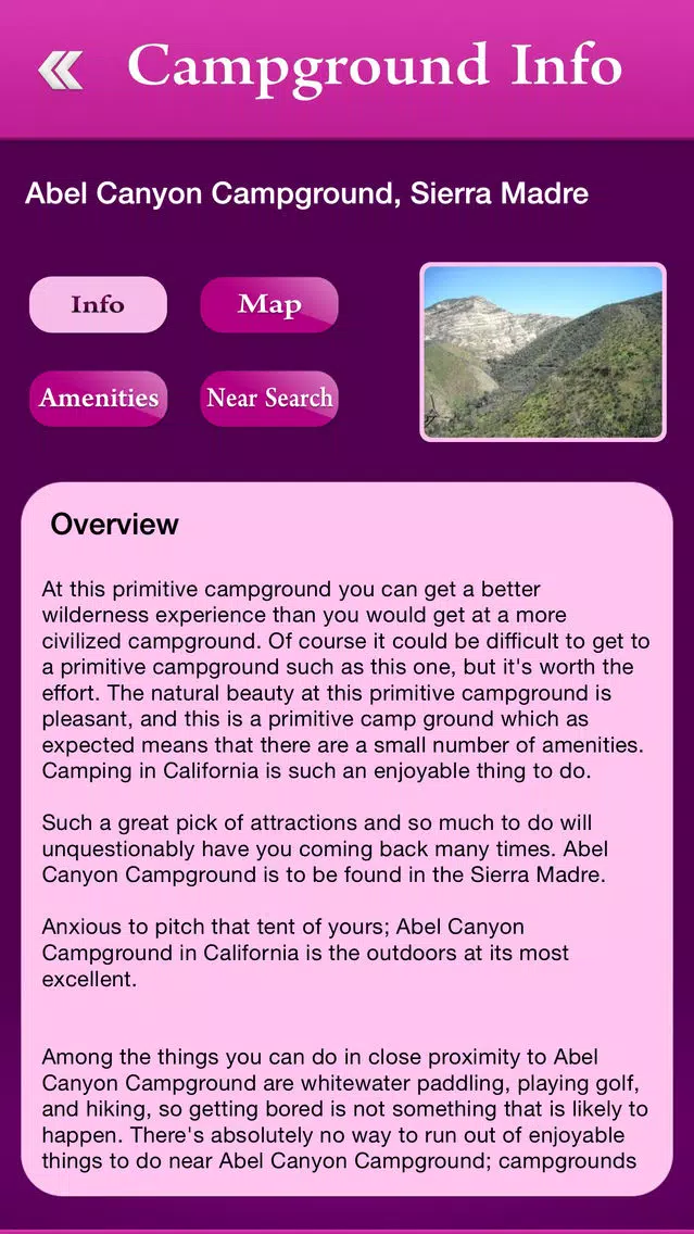 USA Campgrounds and RV Parks Screenshots