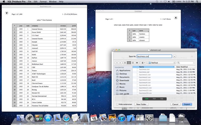 تصاویر SQL Database Pro