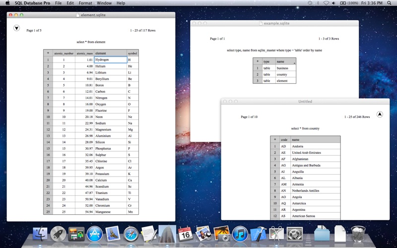 تصاویر SQL Database Pro