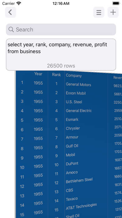 Screenshot di SQLite-Pro