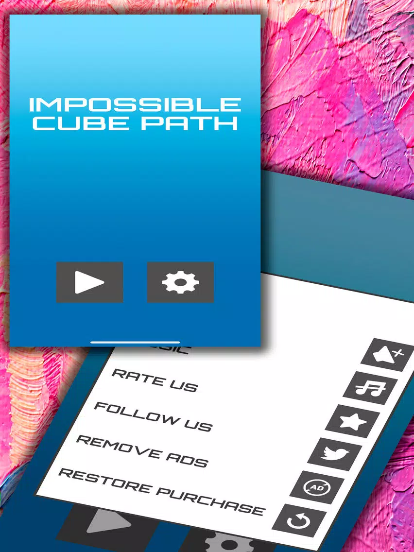 ภาพหน้าจอของ Impossible Cube Path iPad 