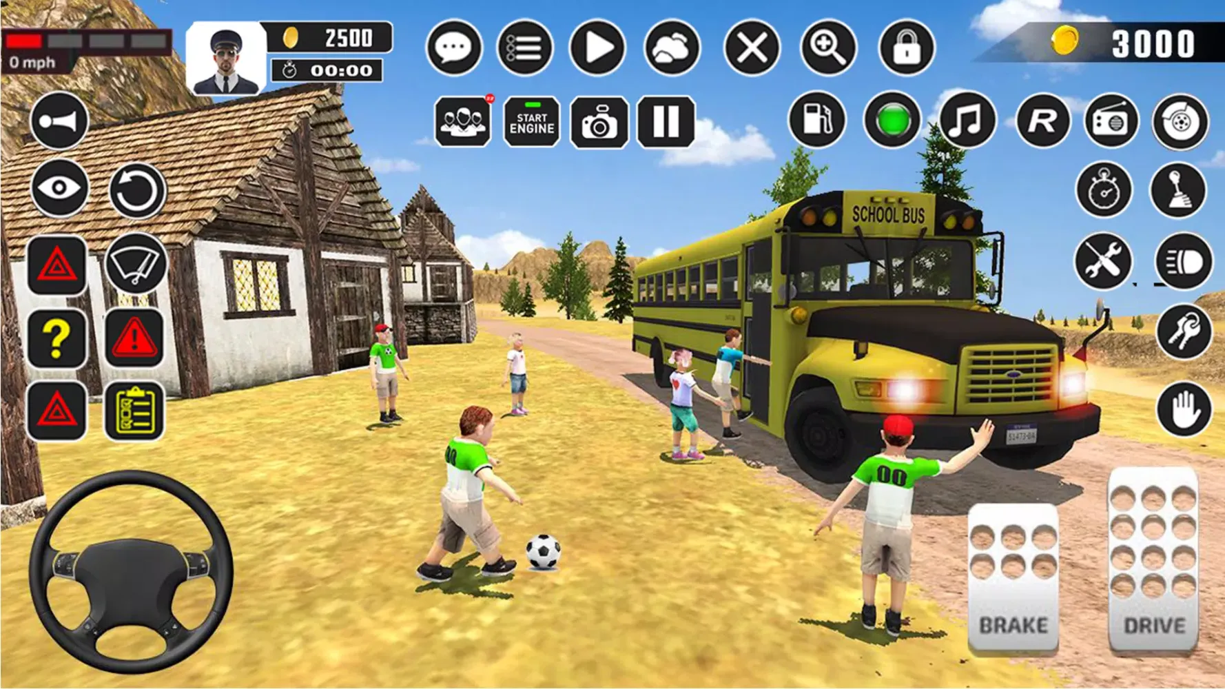 Offroad School Bus Driver Game Screenshots