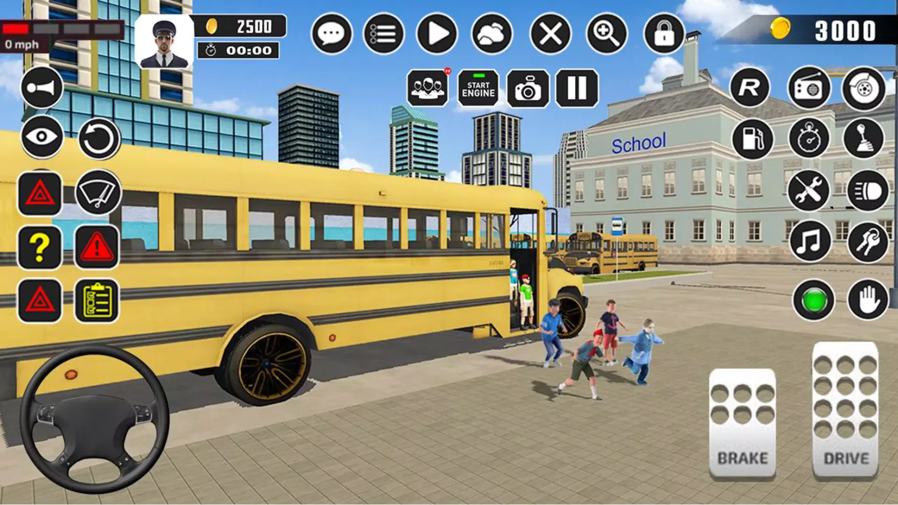 Offroad School Bus Driver Game Screenshots