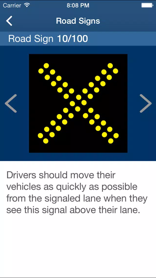 Indiana BMV DMV Exam Prep 2017 Screenshots