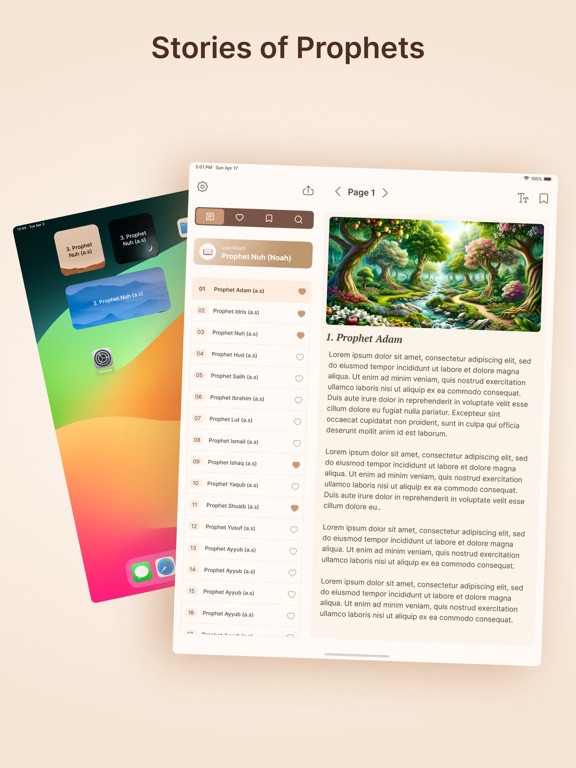 Stories of Prophets in Islam iPad Screenshots