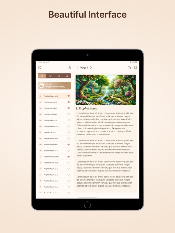 Stories of Prophets in Islam iPad Screenshots